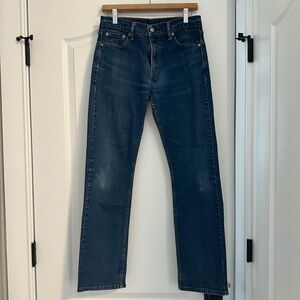 Levi's Straight-Leg Medium Blue Jeans